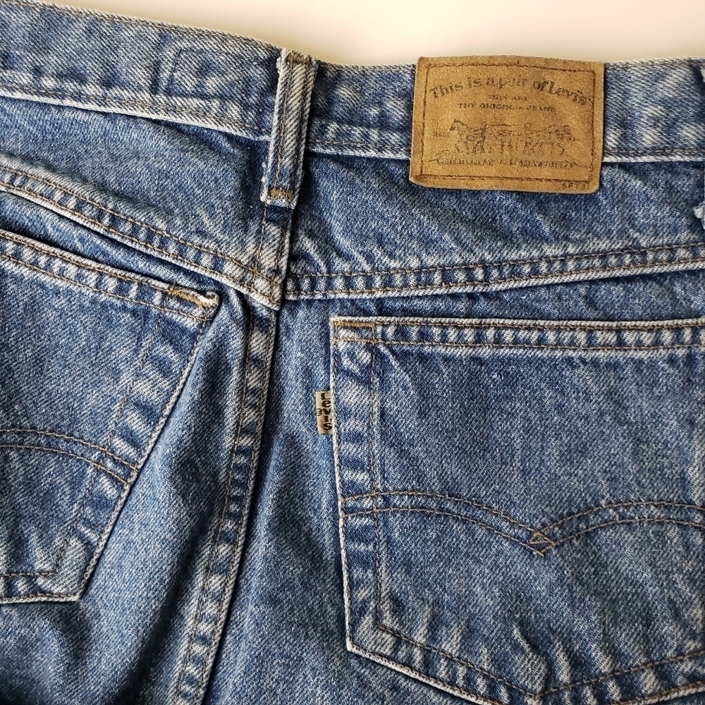 Vintage levis jean skirt - Picture 9 of 16